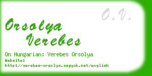 orsolya verebes business card